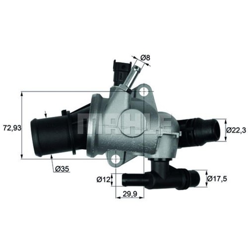 Mahle termostato refrigerante - mahle,
